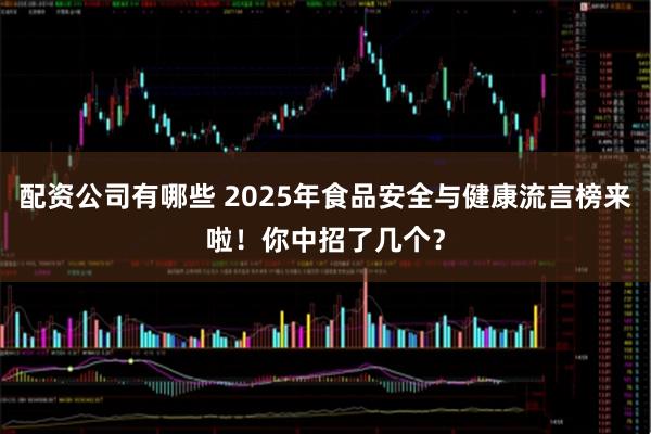配资公司有哪些 2025年食品安全与健康流言榜来啦！你中招了几个？